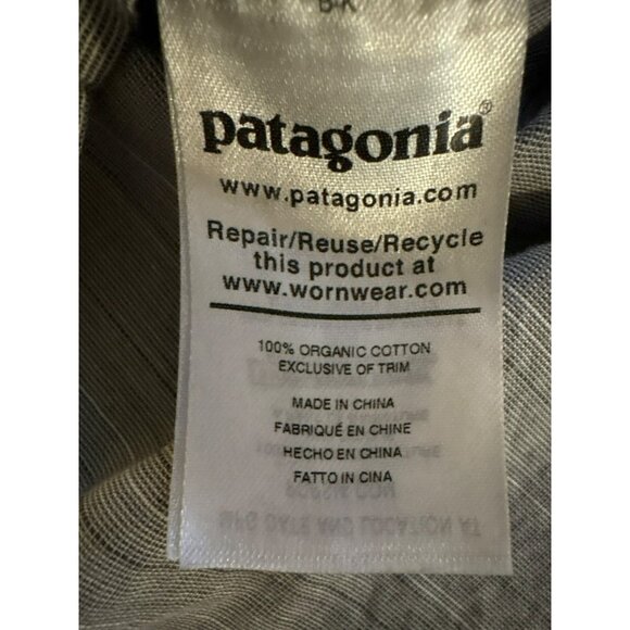 Patagonia Organic Cotton Long Sleeve Button-Up Shirt Size L - Picture 4 of 8